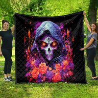 Rose Skull Quilt F Bomb Mom I Sprinkle That Shit Like Confetti - Wonder Print Shop
