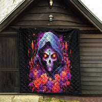 Rose Skull Quilt F Bomb Mom I Sprinkle That Shit Like Confetti - Wonder Print Shop