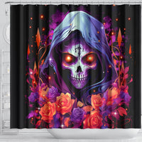 Rose Skull Shower Curtain F Bomb Mom I Sprinkle That Shit Like Confetti