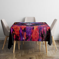 Rose Skull Tablecloth F Bomb Mom I Sprinkle That Shit Like Confetti - Wonder Print Shop