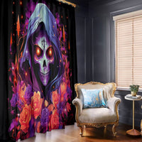 Rose Skull Window Curtain F Bomb Mom I Sprinkle That Shit Like Confetti - Wonder Print Shop