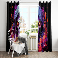 Rose Skull Window Curtain F Bomb Mom I Sprinkle That Shit Like Confetti - Wonder Print Shop