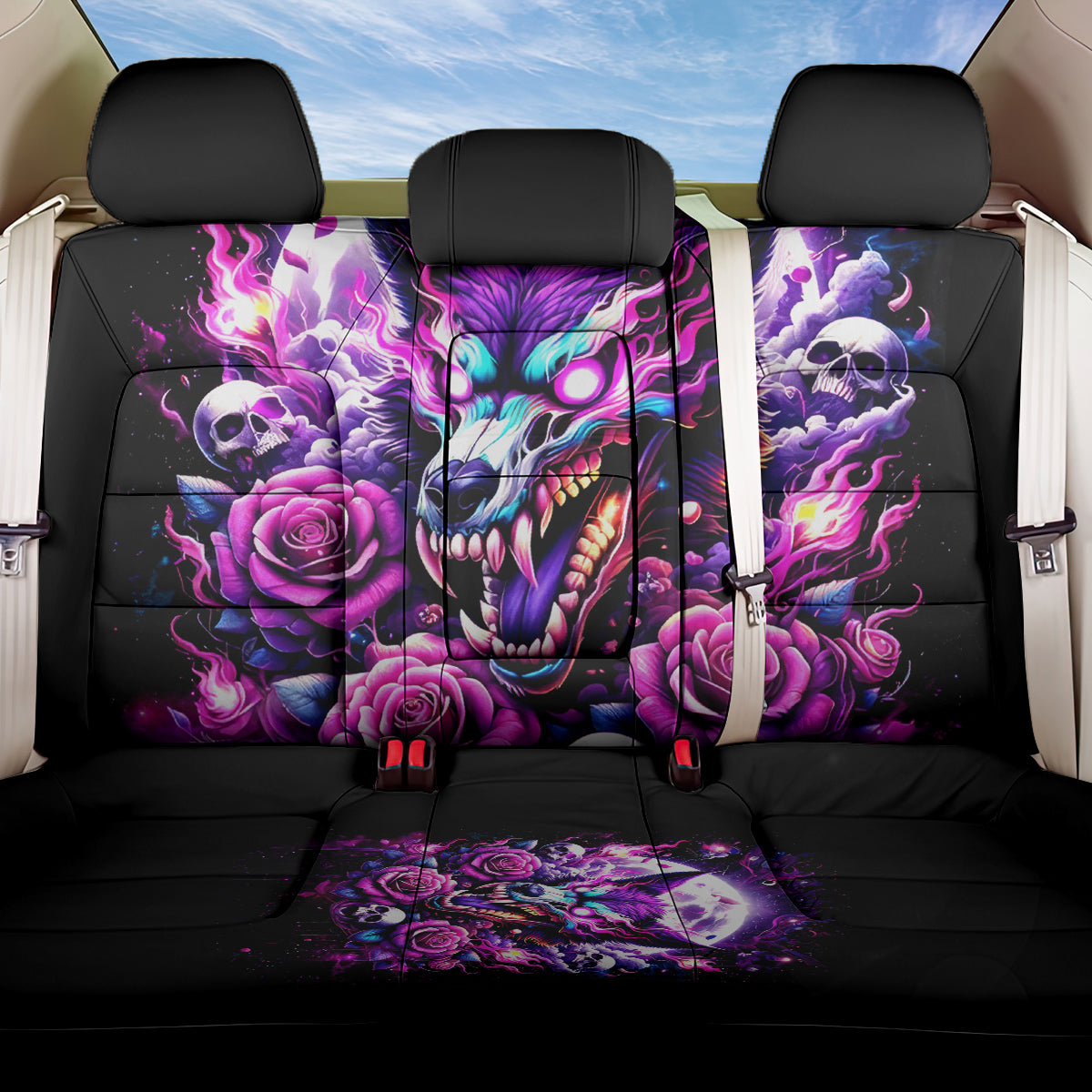 Rose Wolf Back Car Seat Cover I May Not Be Perfect But At Least I'm Not You - Wonder Print Shop