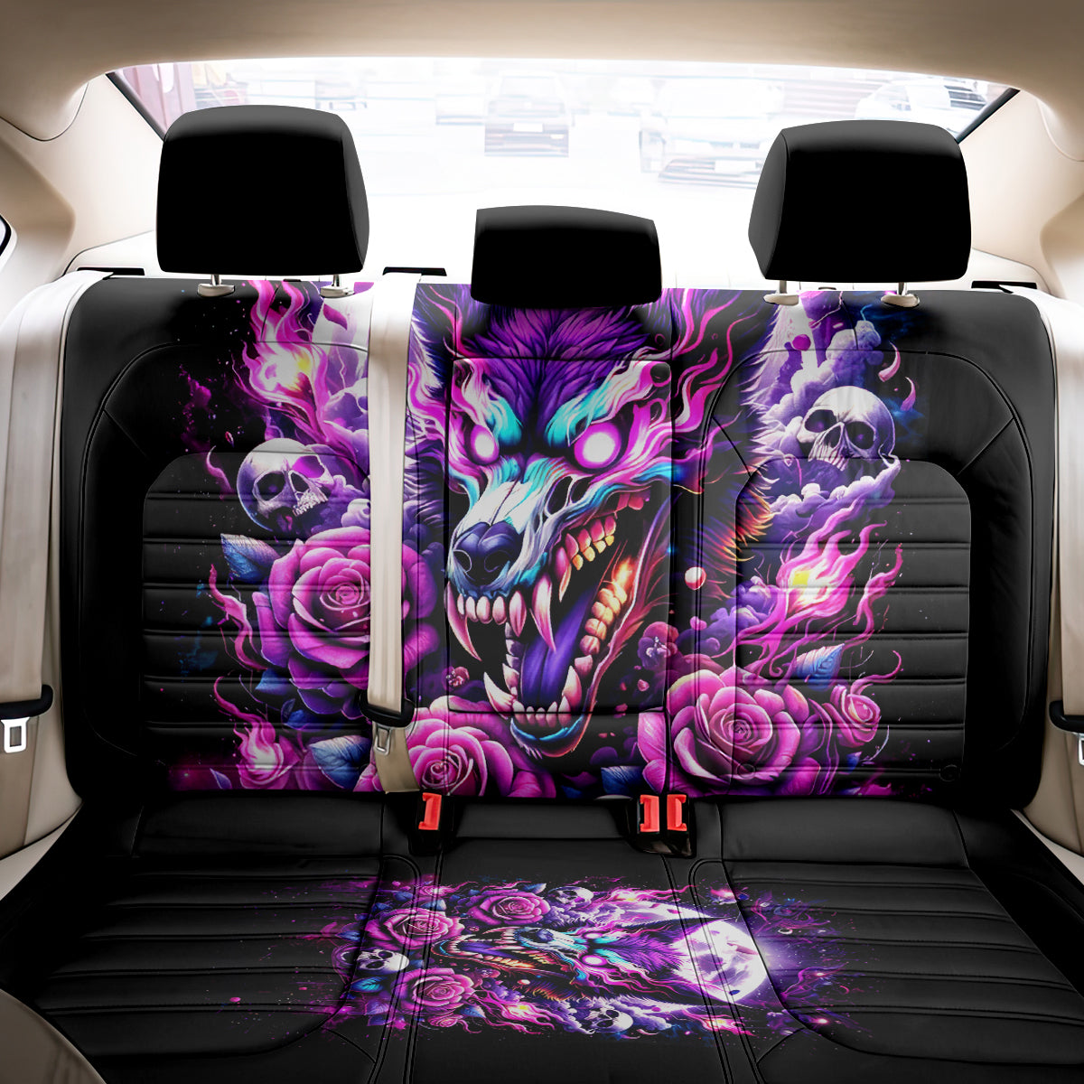 Rose Wolf Back Car Seat Cover I May Not Be Perfect But At Least I'm Not You - Wonder Print Shop