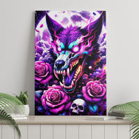 Rose Wolf Canvas Wall Art I May Not Be Perfect But At Least I'm Not You - Wonder Print Shop