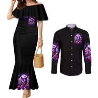 Rose Wolf Couples Matching Mermaid Dress and Long Sleeve Button Shirt I May Not Be Perfect But At Least I'm Not You