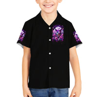 Rose Wolf Family Matching Short Sleeve Bodycon Dress and Hawaiian Shirt I May Not Be Perfect But At Least I'm Not You - Wonder Print Shop