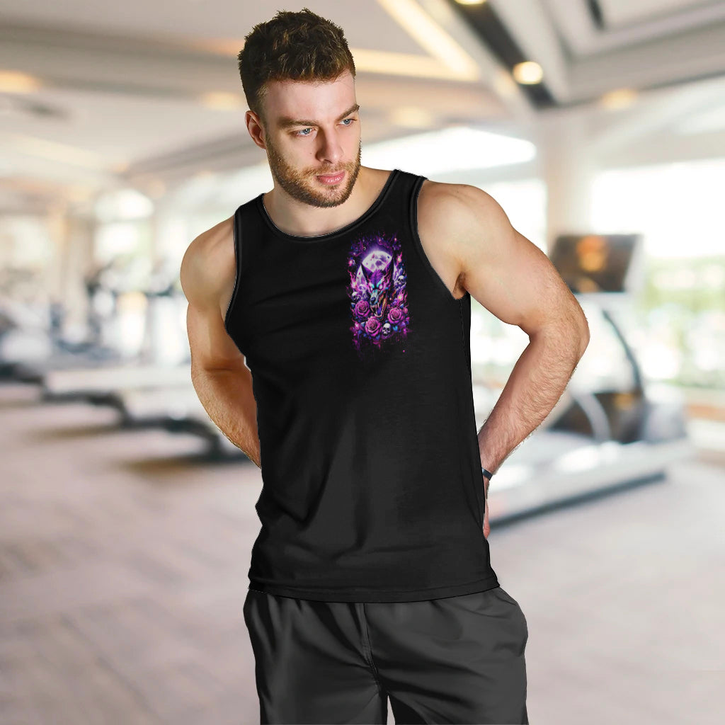 Rose Wolf Men Tank Top I May Not Be Perfect But At Least I'm Not You - Wonder Print Shop