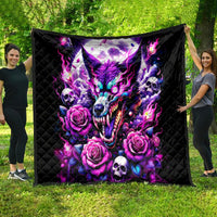 Rose Wolf Quilt I May Not Be Perfect But At Least I'm Not You - Wonder Print Shop