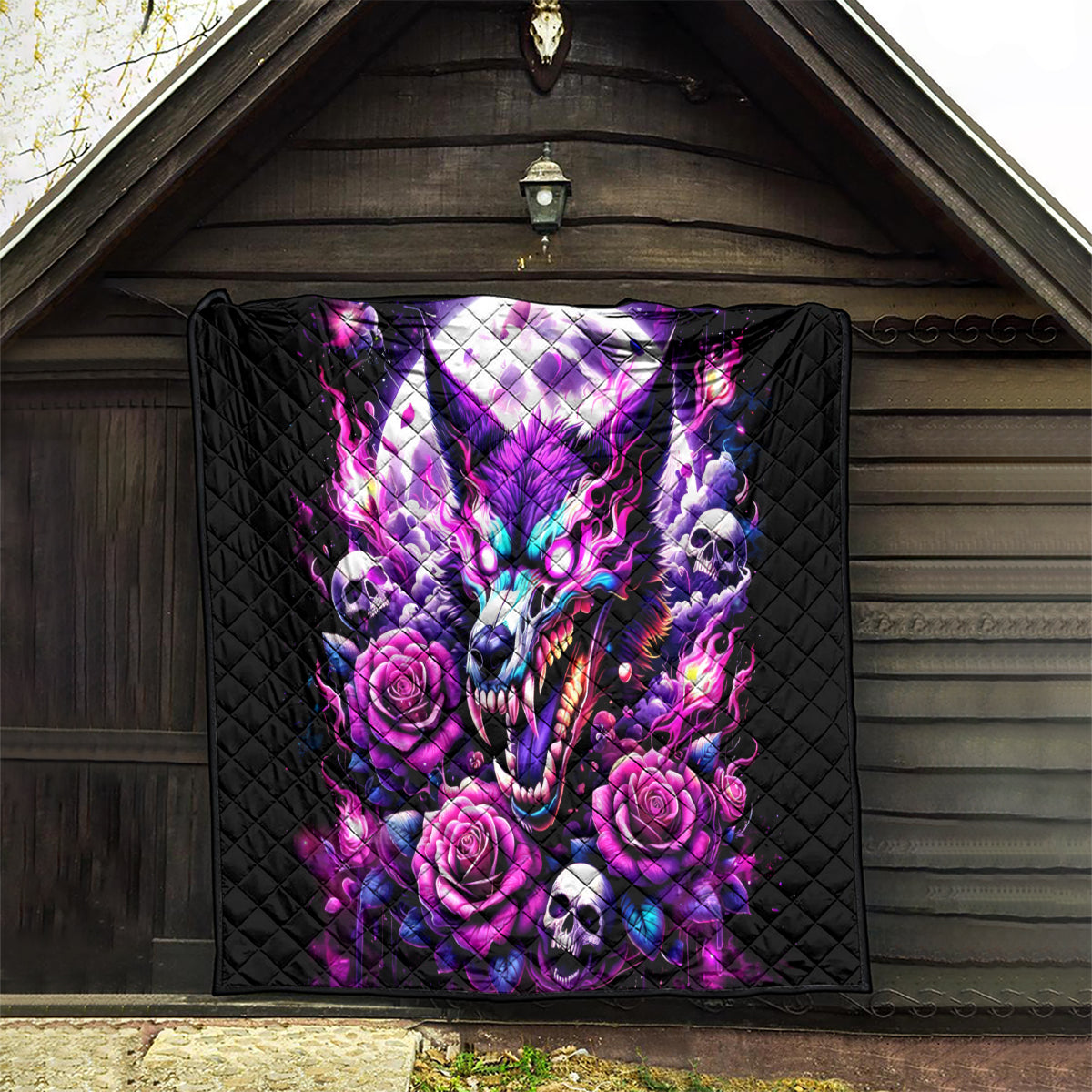Rose Wolf Quilt I May Not Be Perfect But At Least I'm Not You - Wonder Print Shop