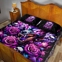 Rose Wolf Quilt Bed Set I May Not Be Perfect But At Least I'm Not You - Wonder Print Shop