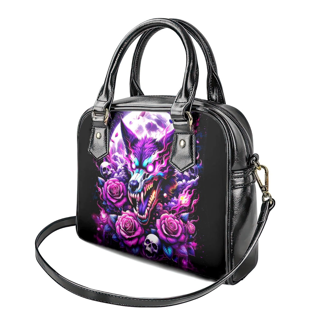 Rose Wolf Shoulder Handbag I May Not Be Perfect But At Least I'm Not You