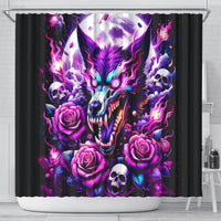 Rose Wolf Shower Curtain I May Not Be Perfect But At Least I'm Not You
