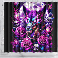 Rose Wolf Shower Curtain I May Not Be Perfect But At Least I'm Not You