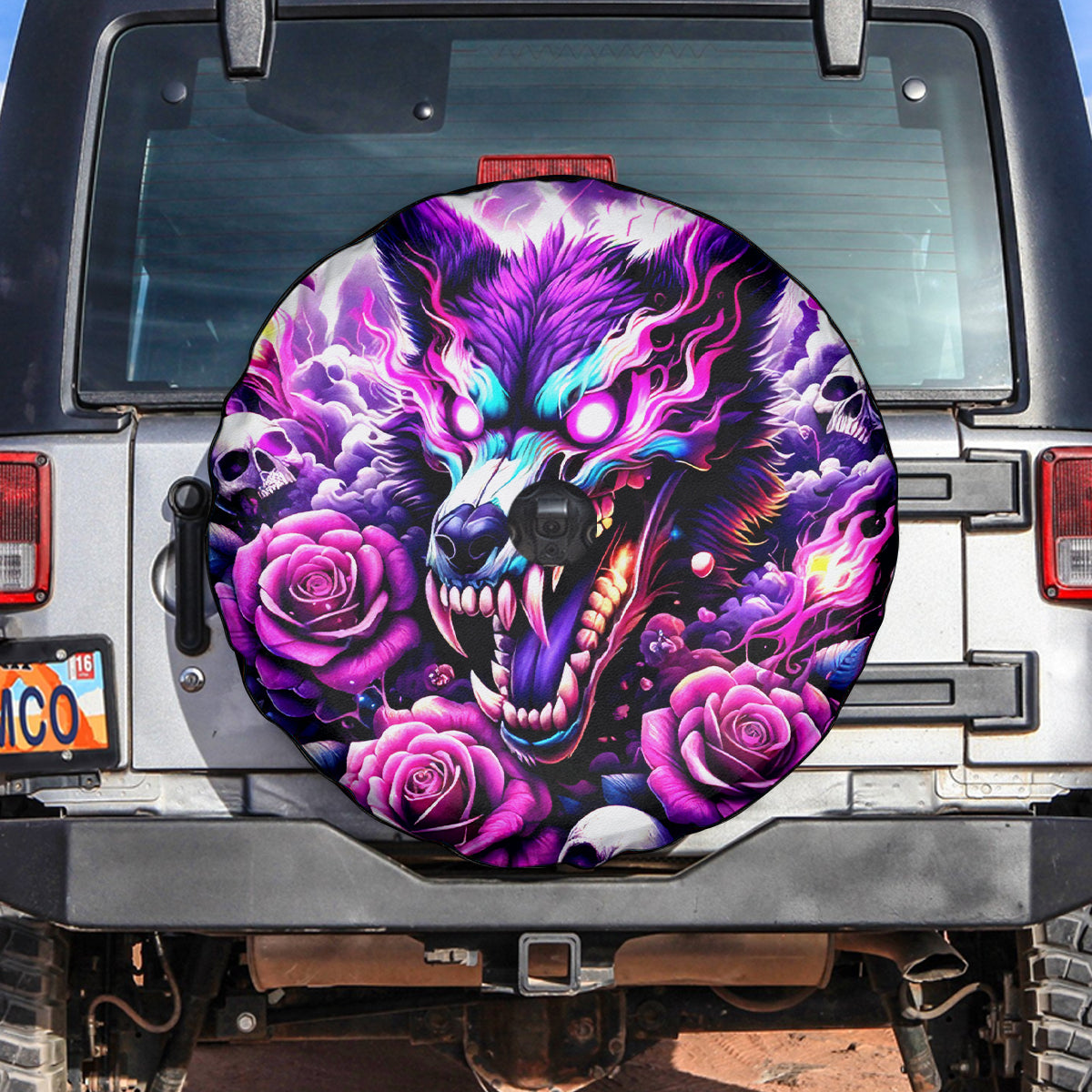 Rose Wolf Spare Tire Cover I May Not Be Perfect But At Least I'm Not You - Wonder Print Shop