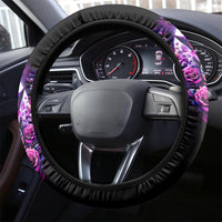 Rose Wolf Steering Wheel Cover I May Not Be Perfect But At Least I'm Not You - Wonder Print Shop