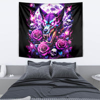 Rose Wolf Tapestry I May Not Be Perfect But At Least I'm Not You - Wonder Print Shop