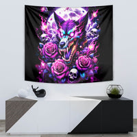 Rose Wolf Tapestry I May Not Be Perfect But At Least I'm Not You - Wonder Print Shop