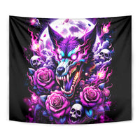 Rose Wolf Tapestry I May Not Be Perfect But At Least I'm Not You - Wonder Print Shop