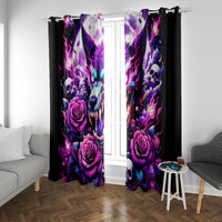 Rose Wolf Window Curtain I May Not Be Perfect But At Least I'm Not You - Wonder Print Shop