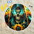Sunflower Skull Beach Blanket I'm Blunt Because God Rolled Me That Way - Wonder Print Shop