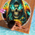 Sunflower Skull Beach Blanket I'm Blunt Because God Rolled Me That Way - Wonder Print Shop