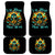 Sunflower Skull Car Mats I'm Blunt Because God Rolled Me That Way - Wonder Print Shop