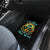 Sunflower Skull Car Mats I'm Blunt Because God Rolled Me That Way - Wonder Print Shop