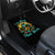 Sunflower Skull Car Mats I'm Blunt Because God Rolled Me That Way - Wonder Print Shop