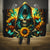 Sunflower Skull Hooded Blanket I'm Blunt Because God Rolled Me That Way