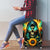 Sunflower Skull Luggage Cover I'm Blunt Because God Rolled Me That Way - Wonder Print Shop
