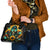 Sunflower Skull Shoulder Handbag I'm Blunt Because God Rolled Me That Way