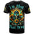 Sunflower Skull T Shirt I'm Blunt Because God Rolled Me That Way - Wonder Print Shop