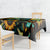 Sunflower Skull Tablecloth I'm Blunt Because God Rolled Me That Way - Wonder Print Shop