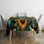 Sunflower Skull Tablecloth I'm Blunt Because God Rolled Me That Way - Wonder Print Shop