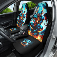 Devil Skull Car Seat Cover One Day I'm Gonna Just Say And Let My Demons Out Play - Wonder Print Shop