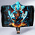 Devil Skull Hooded Blanket One Day I'm Gonna Just Say And Let My Demons Out Play