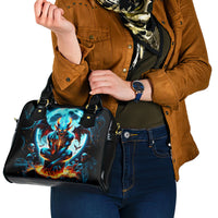 Devil Skull Shoulder Handbag One Day I'm Gonna Just Say And Let My Demons Out Play