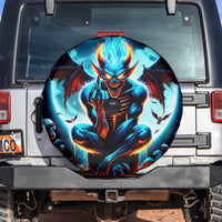 Devil Skull Spare Tire Cover One Day I'm Gonna Just Say And Let My Demons Out Play - Wonder Print Shop