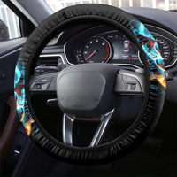 Devil Skull Steering Wheel Cover One Day I'm Gonna Just Say And Let My Demons Out Play - Wonder Print Shop