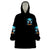 Devil Skull Wearable Blanket Hoodie One Day I'm Gonna Just Say And Let My Demons Out Play - Wonder Print Shop