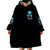 Devil Skull Wearable Blanket Hoodie One Day I'm Gonna Just Say And Let My Demons Out Play - Wonder Print Shop