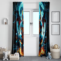 Devil Skull Window Curtain One Day I'm Gonna Just Say And Let My Demons Out Play - Wonder Print Shop