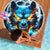 Wolf Skull Beach Blanket Born As Human But Wolft At Heart - Wonder Print Shop