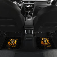 Sunflower Skull Car Mats Assuming I Was Like Most Girls Was Your First Mistake - Wonder Print Shop