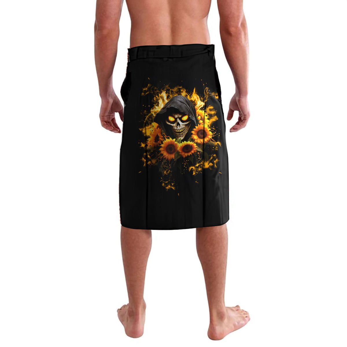 Sunflower Skull Lavalava Assuming I Was Like Most Girls Was Your First Mistake - Wonder Print Shop