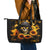 Sunflower Skull Leather Tote Bag Assuming I Was Like Most Girls Was Your First Mistake - Wonder Print Shop