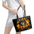 Sunflower Skull Leather Tote Bag Assuming I Was Like Most Girls Was Your First Mistake - Wonder Print Shop