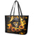 Sunflower Skull Leather Tote Bag Assuming I Was Like Most Girls Was Your First Mistake - Wonder Print Shop