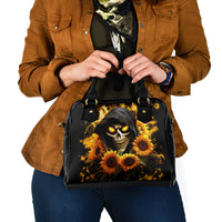 Sunflower Skull Shoulder Handbag Assuming I Was Like Most Girls Was Your First Mistake
